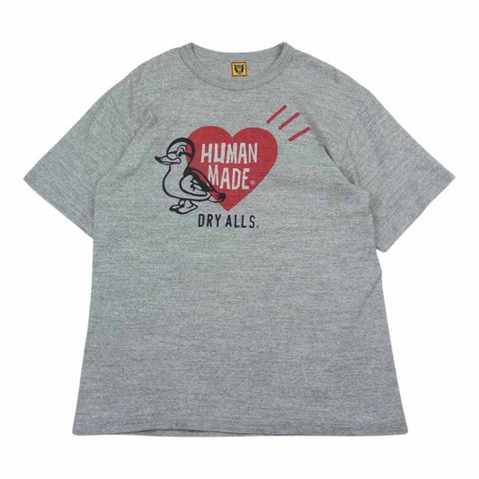 HUMAN MADE ヒューマンメイド DRY ALLS プリント Tシャツ グレー系 L【中古】