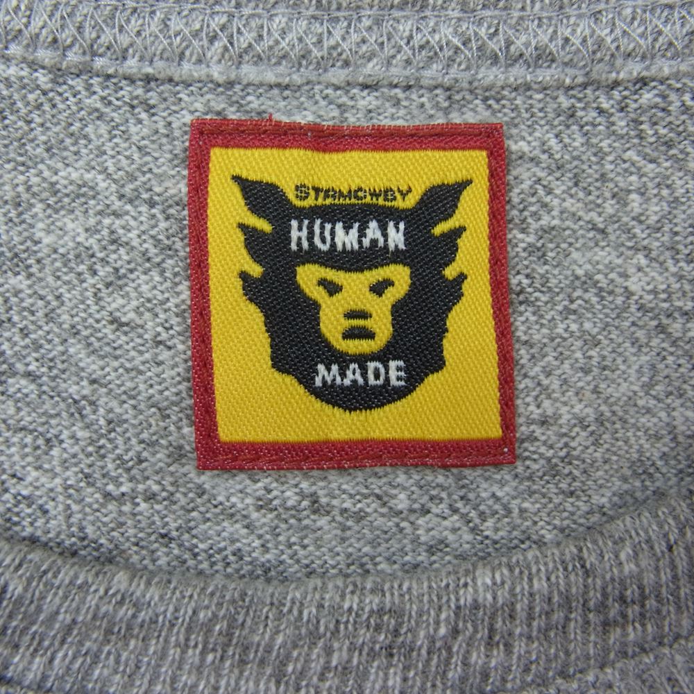 HUMAN MADE ヒューマンメイド DRY ALLS プリント Tシャツ グレー系 L【中古】