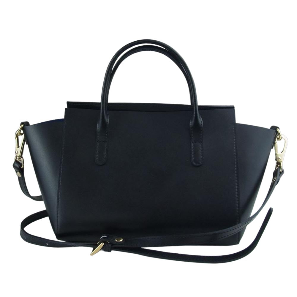 バーニーズニューヨーク 2WAY ハンドバッグ ショルダーバッグ ブラック系【中古】
