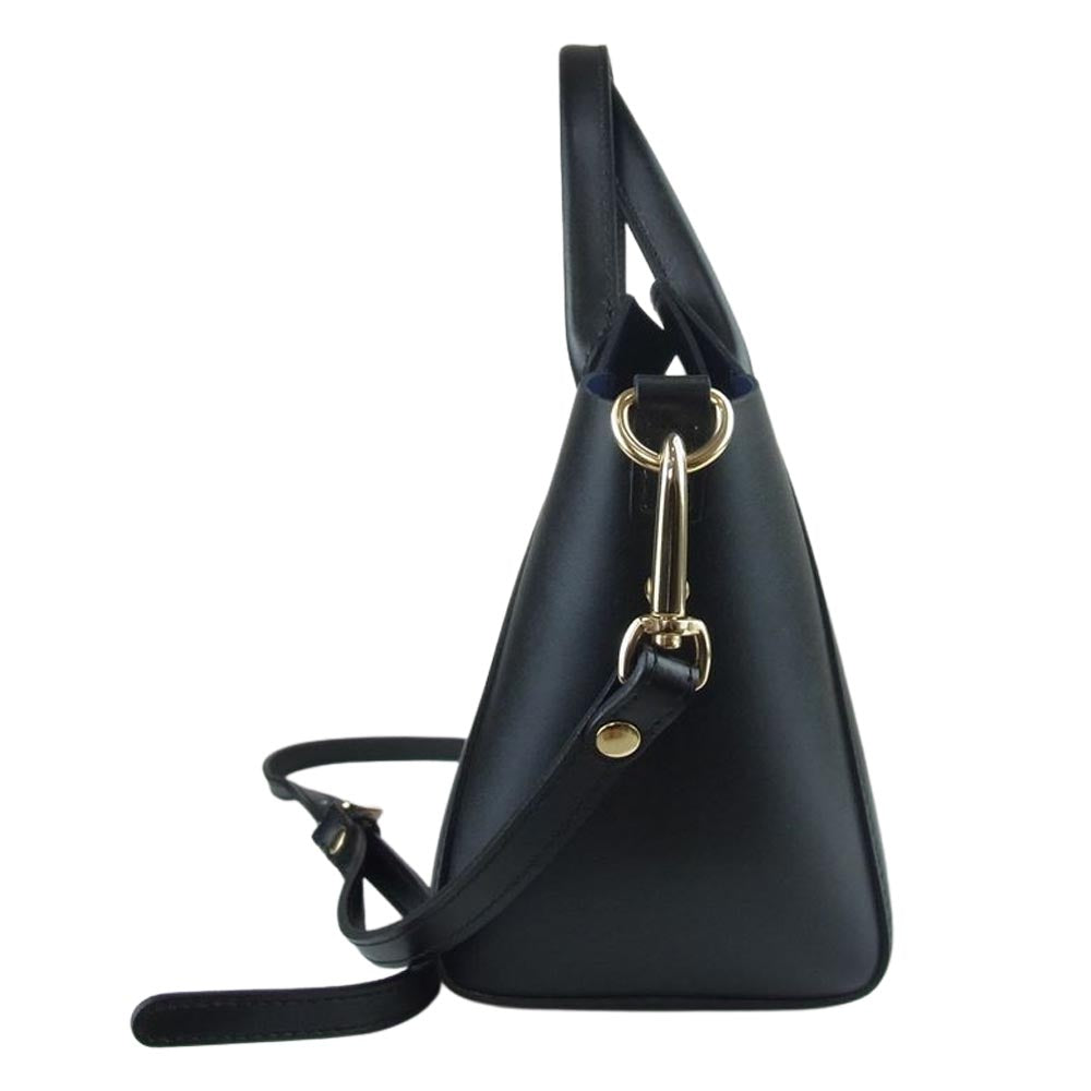 バーニーズニューヨーク 2WAY ハンドバッグ ショルダーバッグ ブラック系【中古】