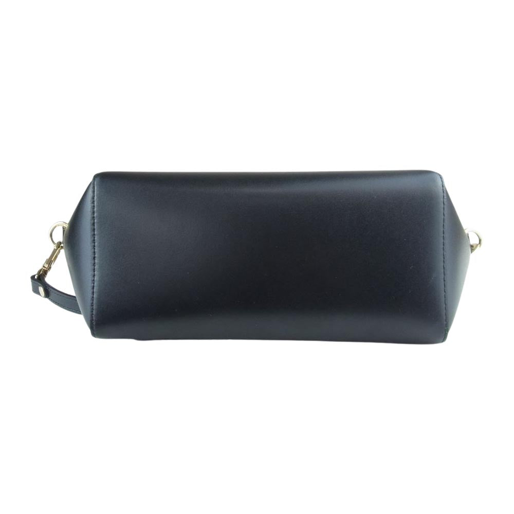 バーニーズニューヨーク 2WAY ハンドバッグ ショルダーバッグ ブラック系【中古】