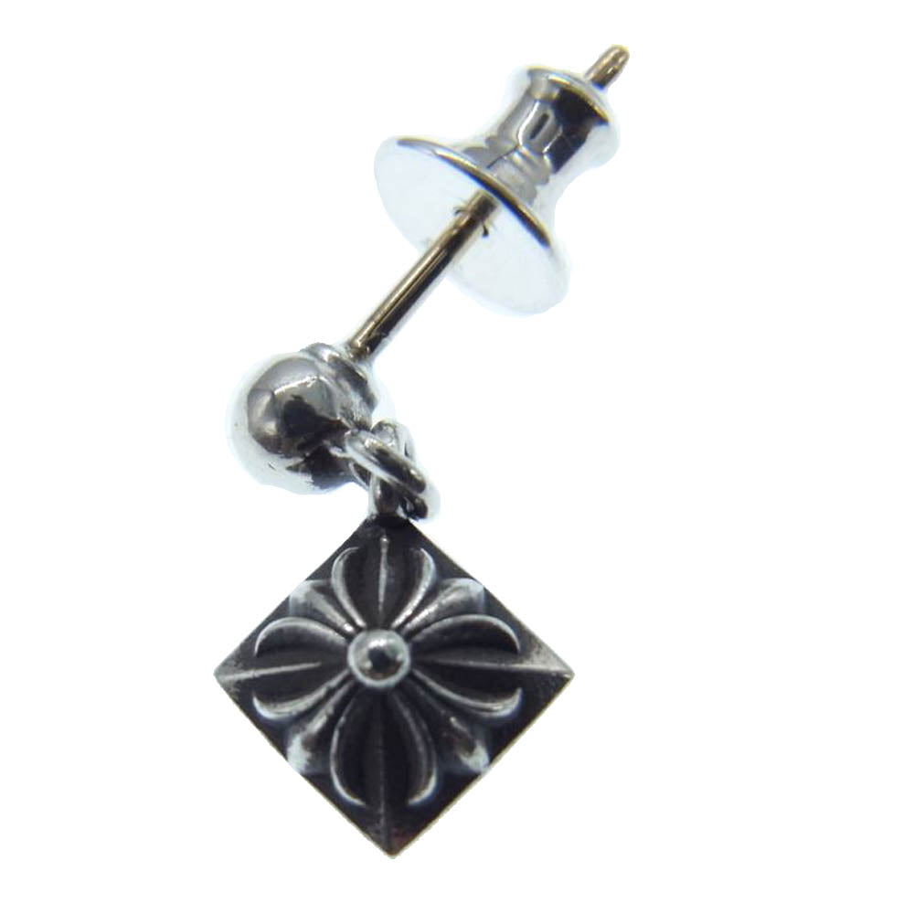 CHROME HEARTS クロムハーツ（原本有） PYRMD PLUS ピラミッド ドロップ ピアス シルバー系【中古】