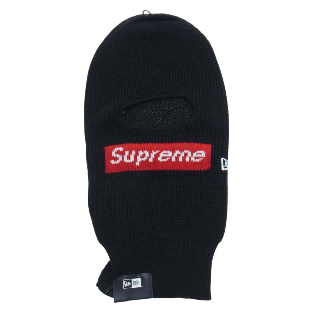 Supreme シュプリーム 21AW × New Era Box Logo Balaclava ニューエラ ボックスロゴ バラクラバ ニット キャップ  ブラック系【新古品】【未使用】【中古】
