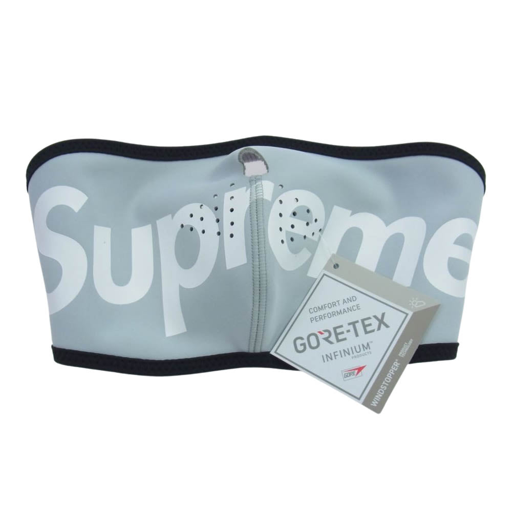 Supreme シュプリーム 22AW  WINDSTOPPER Facemask フロントロゴ フェイスマスク グレー系 ONE SIZE【新古品】【未使用】【中古】