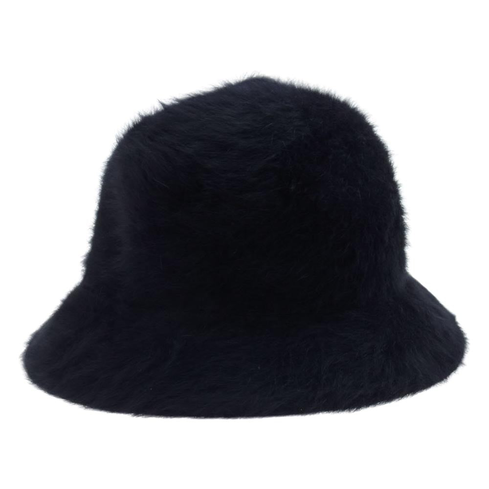Supreme シュプリーム 21AW  × KANGOL FURGORA CASUAL フロントロゴ 刺繍 ファー バケット ハット ブラック系 XL【新古品】【未使用】【中古】