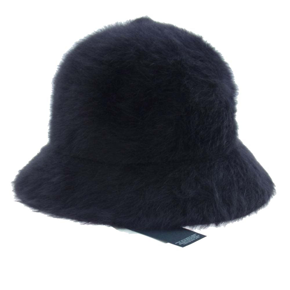 Supreme シュプリーム 21AW  × KANGOL FURGORA CASUAL フロントロゴ 刺繍 ファー バケット ハット ブラック系 XL【新古品】【未使用】【中古】