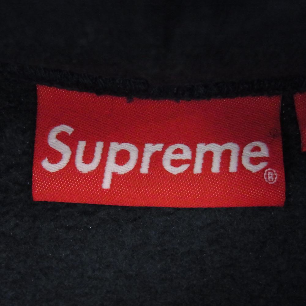 Supreme シュプリーム 23SS  Script Hooded Sweatshirt スクリプト フーデット スウェット パーカー ネイビー系 M【中古】