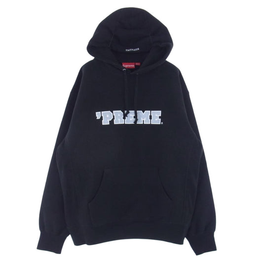 Supreme シュプリーム  22AW Preme Hooded Sweatshirt プリーム ロゴ スウェット パーカー ブラック系 L【新古品】【未使用】【中古】