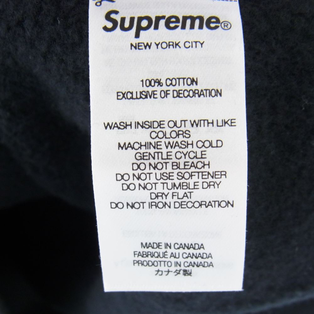 Supreme シュプリーム 21AW  Arabic Logo Hooded Sweatshirt アラビックロゴ スウェット プルオーバーパーカー  ブラック系 M【新古品】【未使用】【中古】