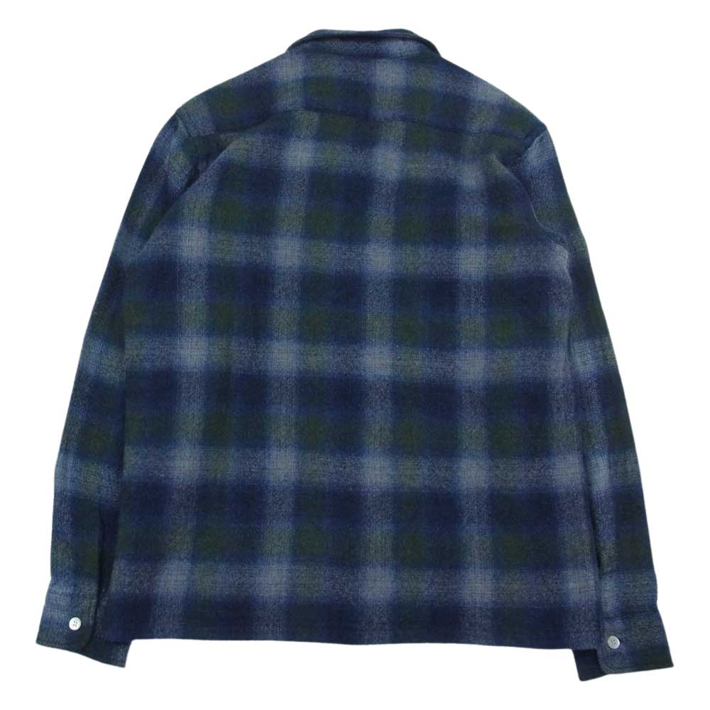 STANDARD CALIFORNIA スタンダードカリフォルニア SD Wool Check Shirt ウール チェック シャツ ブルー系 M【極上美品】【中古】