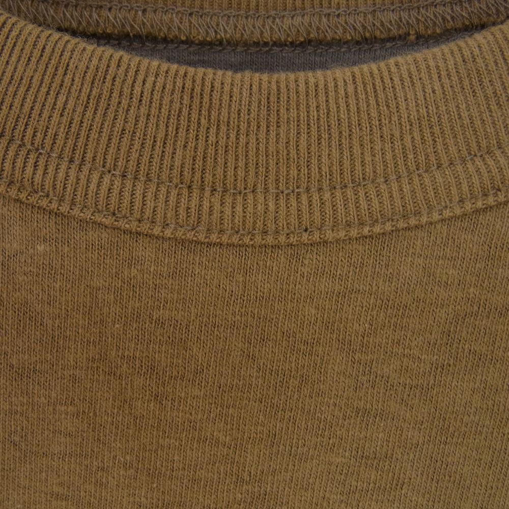 NEIGHBORHOOD ネイバーフッド 23AW 232UNNH-CSM03 REVERSIBLE CREWNECK SS ラフィー天竺 リバーシブル 半袖 Tシャツ カーキ系 S【新古品】【未使用】【中古】