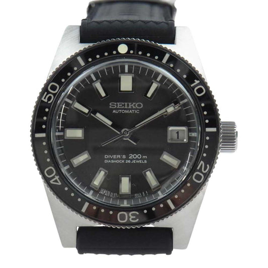 SEIKO セイコー 　SBEN003  国内限定500本 Prospex プロスペックス 1965年 メカニカル ダイバーズ 復刻 キャリバー 自動巻き 腕時計 ブラック系【新古品】【未使用】【中古】