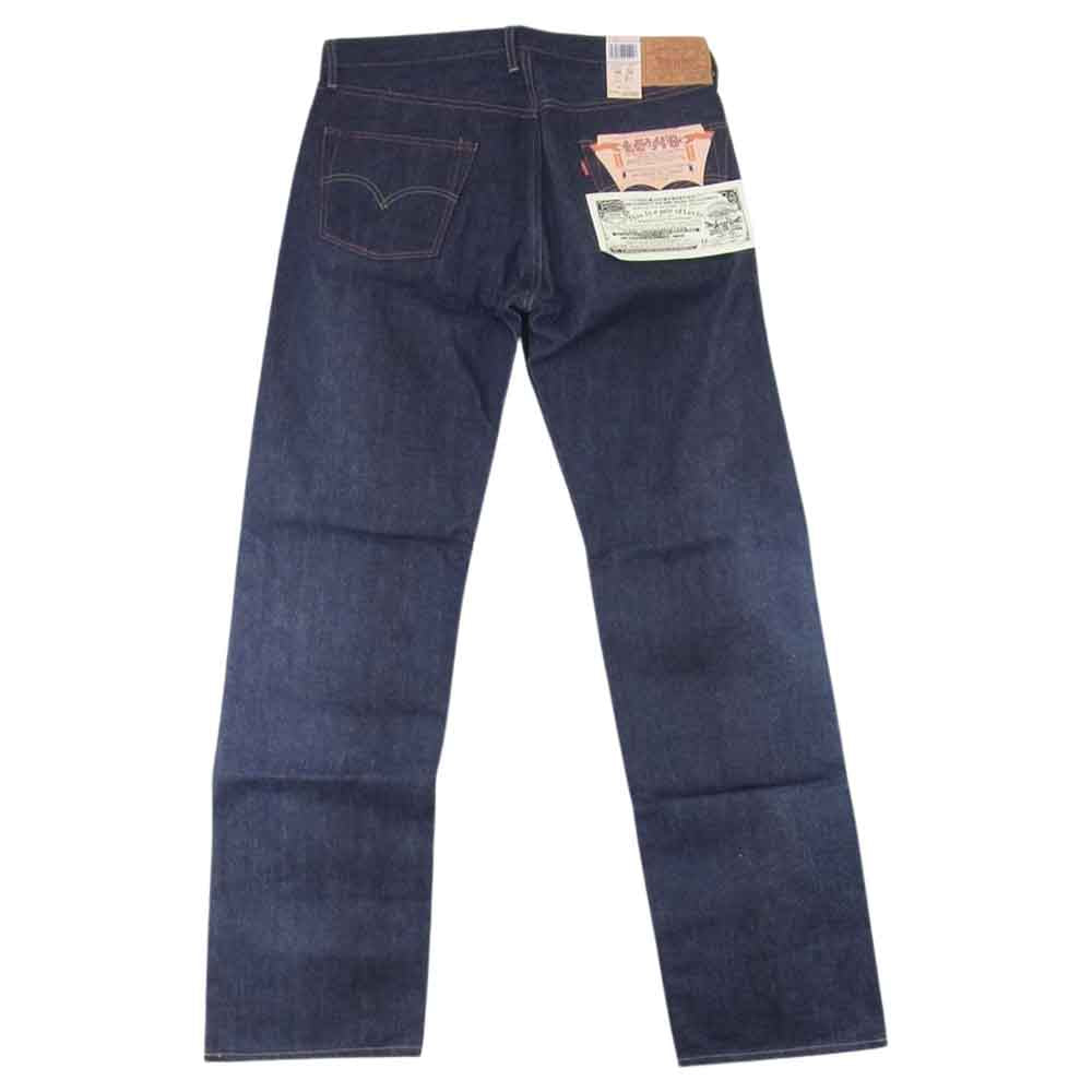 Levi's リーバイス 55501-0017  1955年 501XX 復刻モデル 日本製 両面BigEタブ 裾シングル リジット生地 赤耳 デニム パンツ ジーンズ インディゴブルー系 36【新古品】【未使用】【中古】