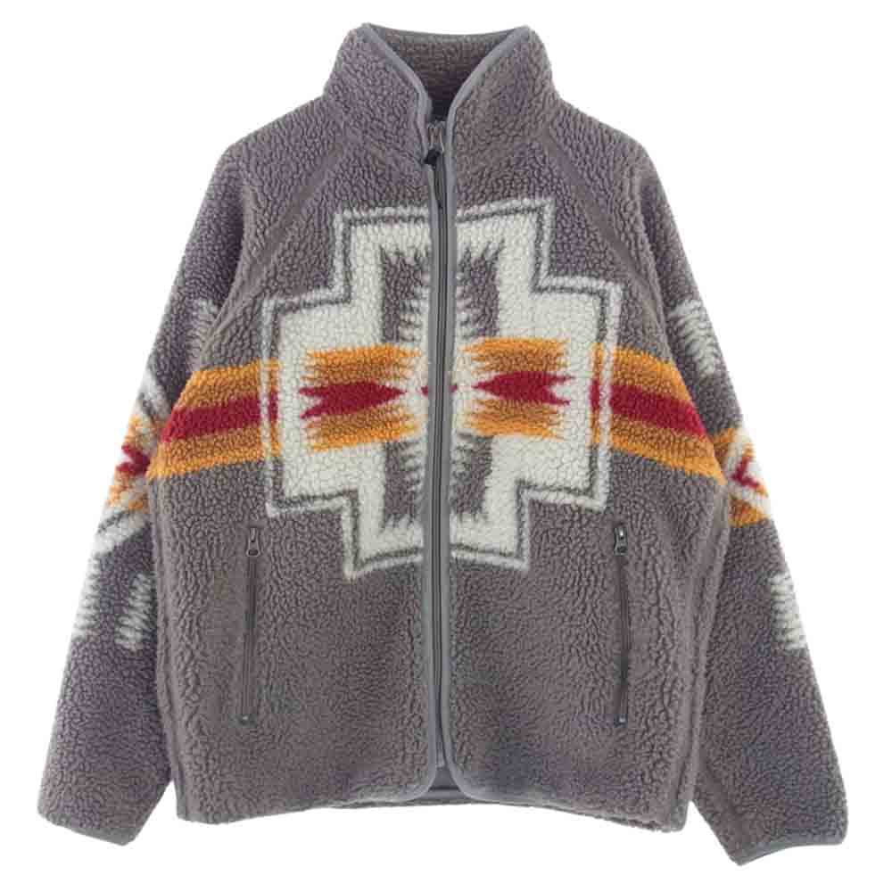 PENDLETON ペンドルトン 9475-7204 ネイティブ柄 フリース ジャケット グレー系 オレンジ系 マルチカラー系 S【中古】