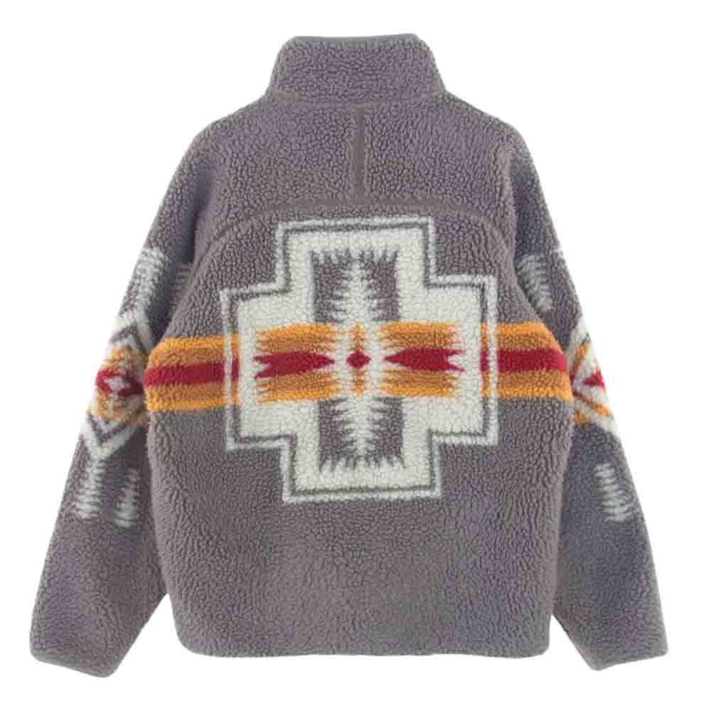PENDLETON ペンドルトン 9475-7204 ネイティブ柄 フリース ジャケット グレー系 オレンジ系 マルチカラー系 S【中古】
