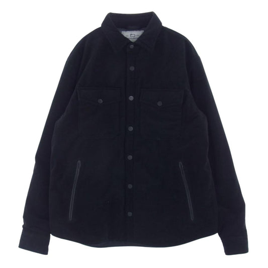 WOOLRICH ウールリッチ WJOU0067 CORDUROY INSULATION SHIRT コーデュロイ インサレーション 中綿 シャツ ジャケット ブラック系 USA:S・EU:M【中古】