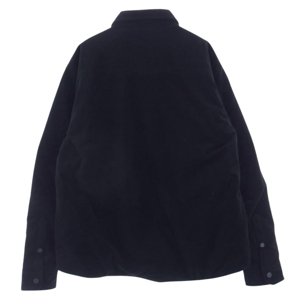 WOOLRICH ウールリッチ WJOU0067 CORDUROY INSULATION SHIRT コーデュロイ インサレーション 中綿 シャツ ジャケット ブラック系 USA:S・EU:M【中古】