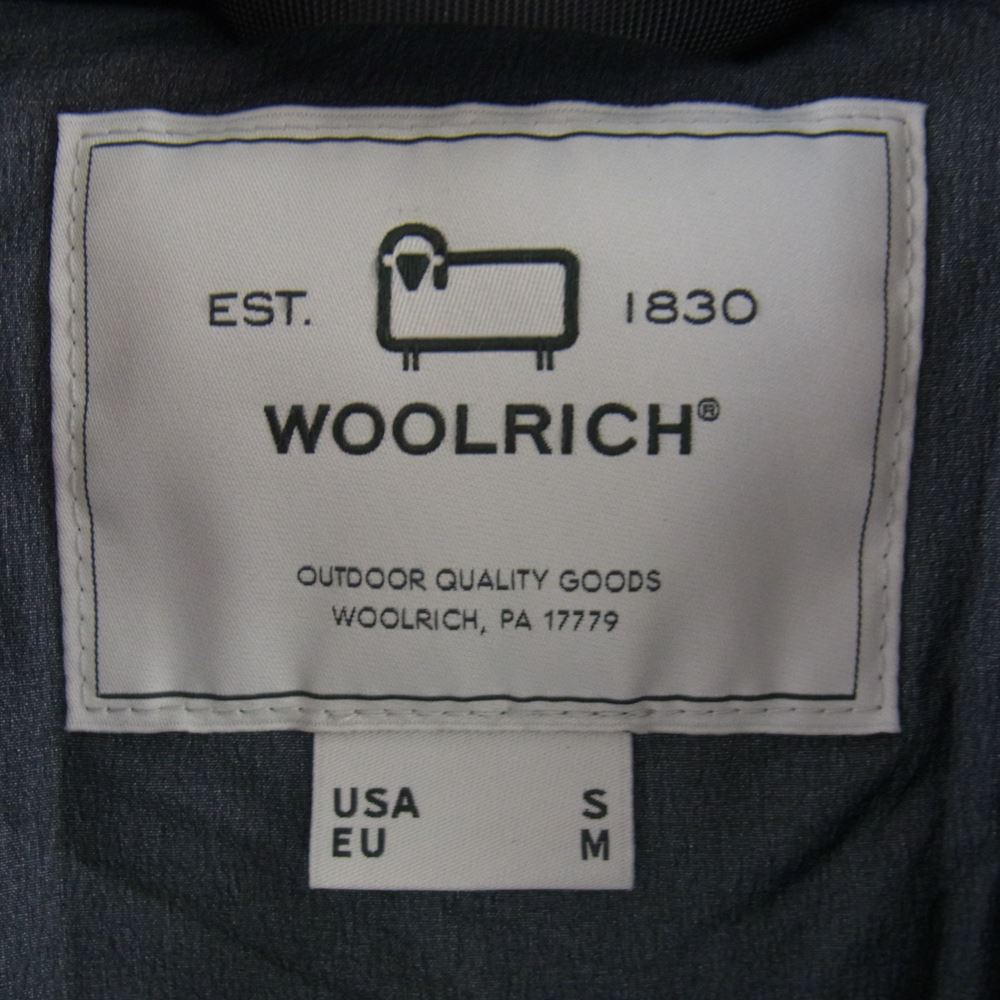 WOOLRICH ウールリッチ WJOU0067 CORDUROY INSULATION SHIRT コーデュロイ インサレーション 中綿 シャツ ジャケット ブラック系 USA:S・EU:M【中古】