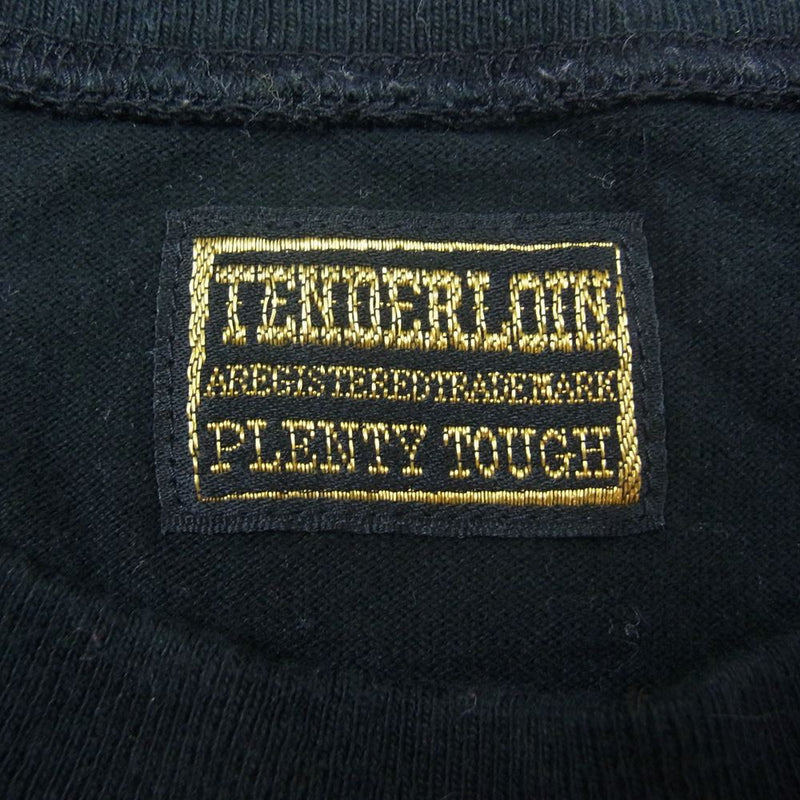 TENDERLOIN テンダーロイン K7 イーグル ロングスリーブ TEE ブラック系【中古】