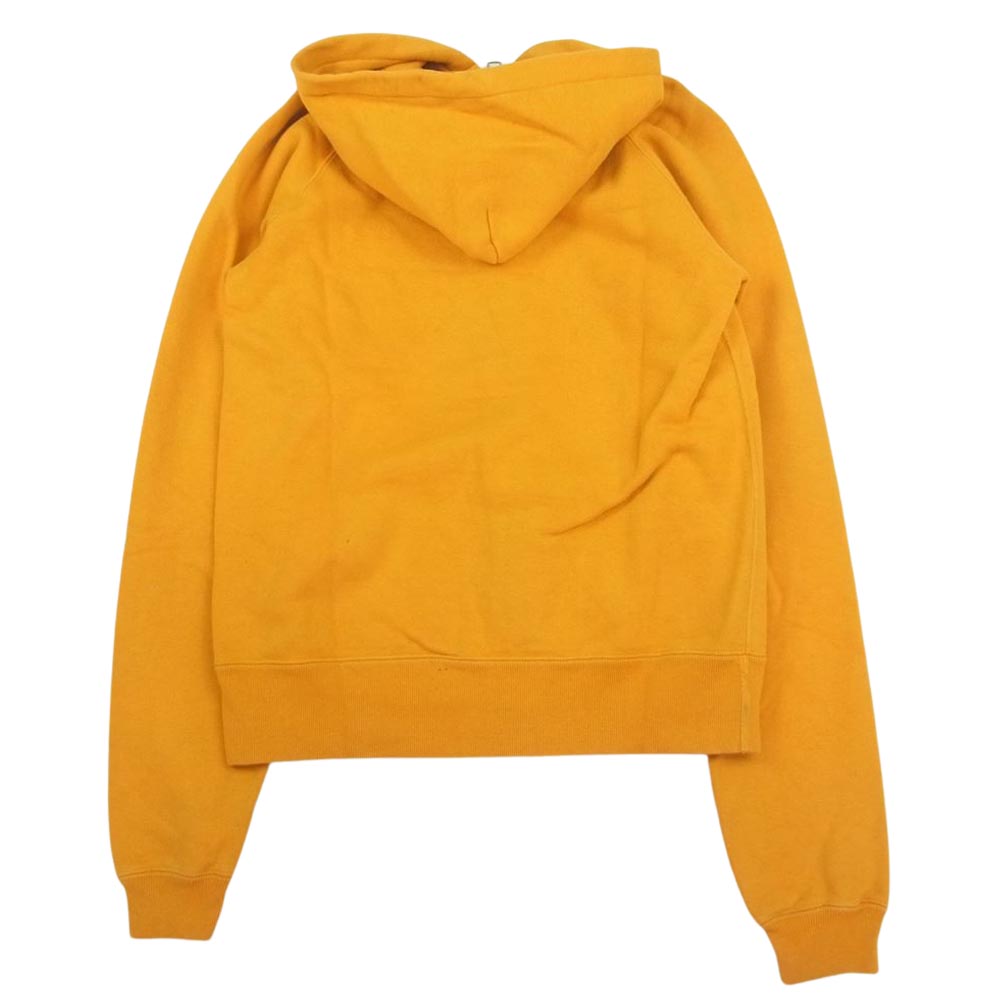 TENDERLOIN テンダーロイン ZIP PARKA ロゴ 刺繍 ジップ アップ スウェット パーカー イエロー系【中古】