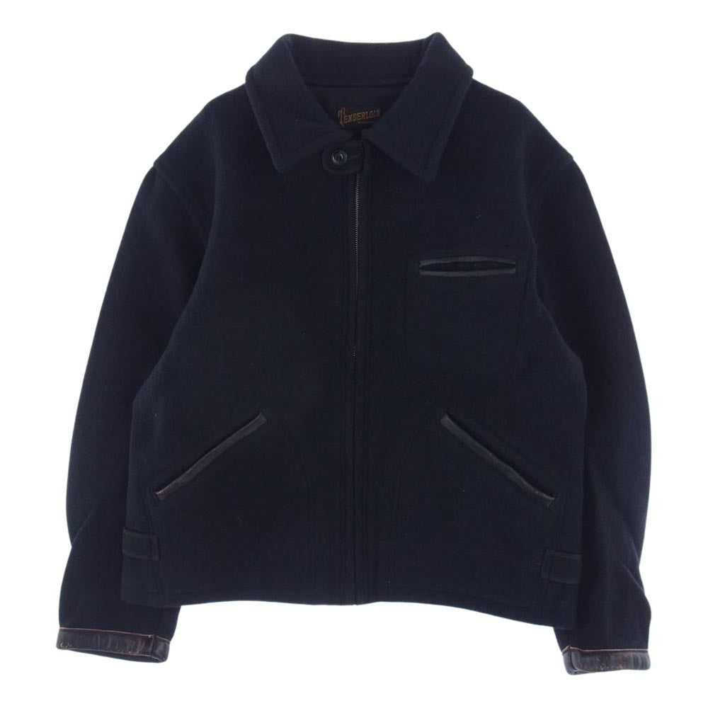 TENDERLOIN テンダーロイン T-MELTON COSSACK コサック メルトン チンストラップ ウール ジャケット ブラック系【中古】