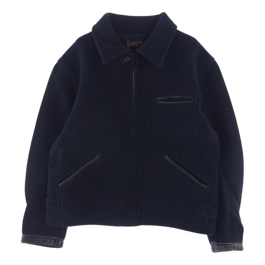 TENDERLOIN テンダーロイン T-MELTON COSSACK コサック メルトン チンストラップ ウール ジャケット ブラック系【中古】