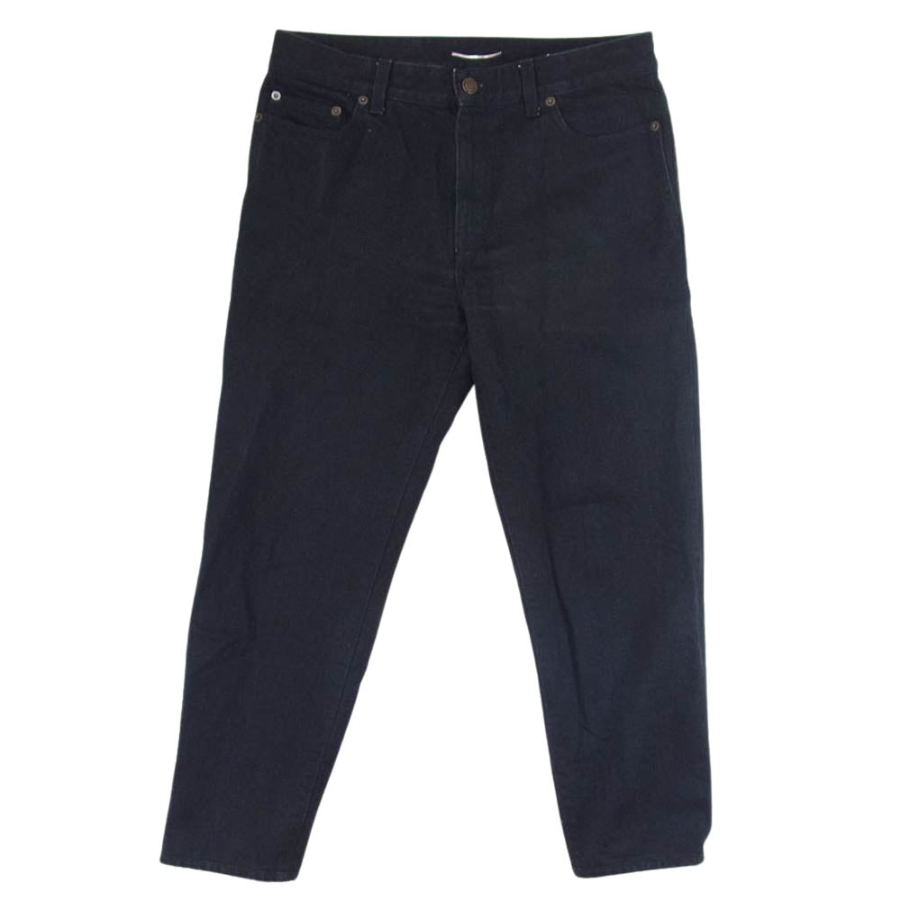 SAINT LAURENT サンローラン 21SS 644678 YY899 D26 M/CR-MW Carrot Fit Jeans キャロット フィット  ジーンズ デニム ブラック系 31【中古】