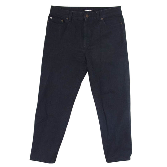 SAINT LAURENT サンローラン 21SS 644678 YY899 D26 M/CR-MW Carrot Fit Jeans キャロット フィット  ジーンズ デニム ブラック系 31【中古】