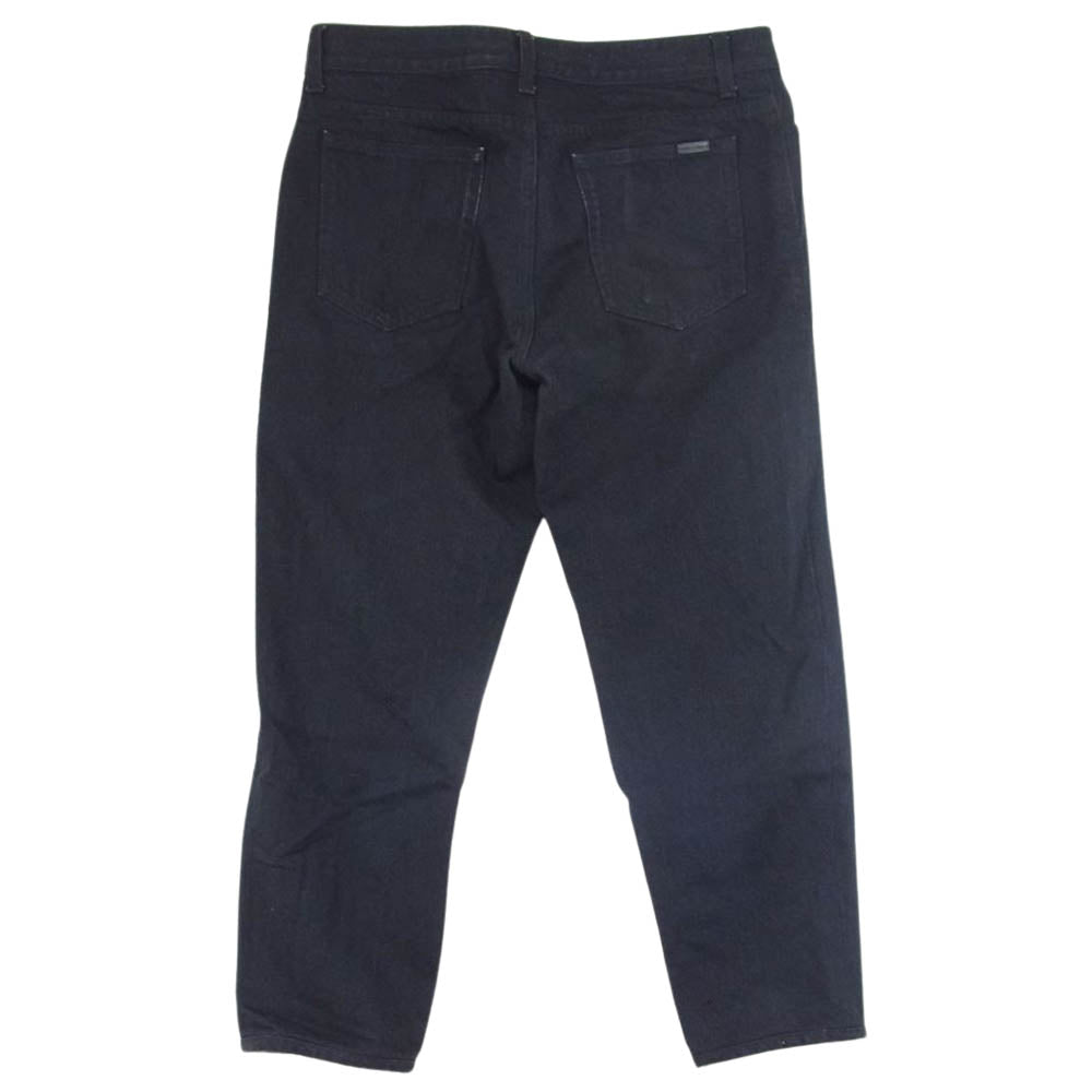 SAINT LAURENT サンローラン 21SS 644678 YY899 D26 M/CR-MW Carrot Fit Jeans キャロット フィット  ジーンズ デニム ブラック系 31【中古】