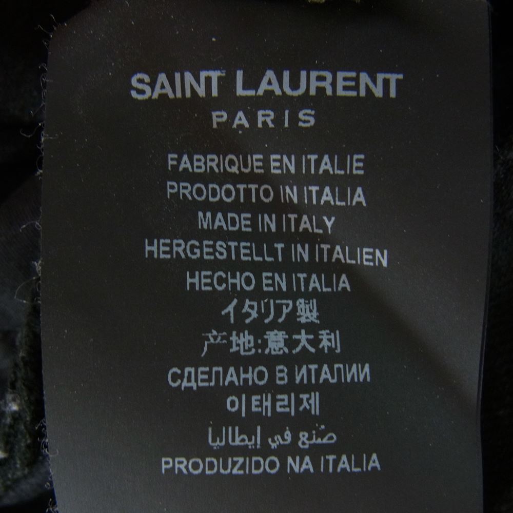SAINT LAURENT サンローラン 21SS 644678 YY899 D26 M/CR-MW Carrot Fit Jeans キャロット フィット  ジーンズ デニム ブラック系 31【中古】