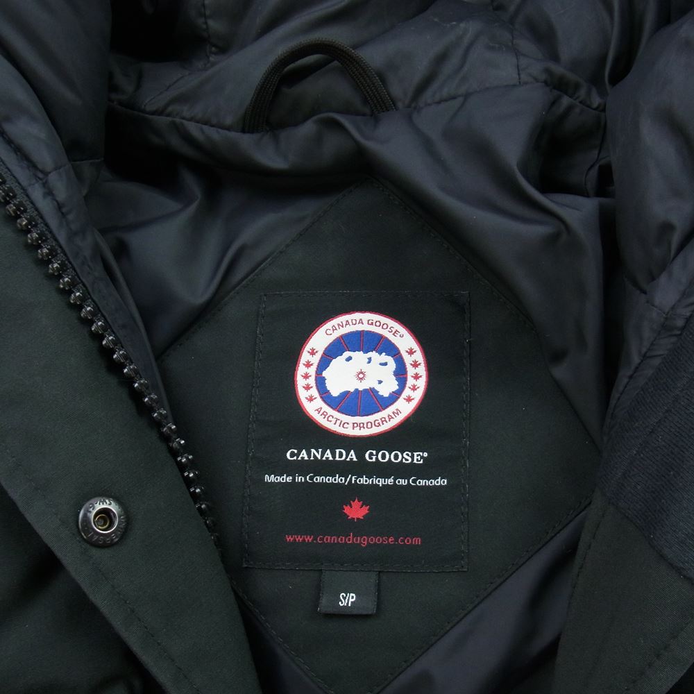 CANADA GOOSE カナダグース 2302JL 国内正規品 サザビーリーグタグ MACKENZIE PARKA マッケンジー パーカ フーデッド ジャケット フーディー ブラック系 S【中古】