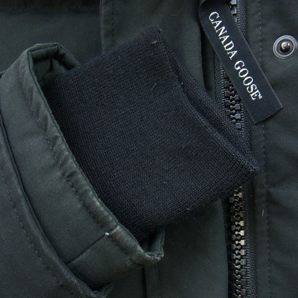 CANADA GOOSE カナダグース 2302JL 国内正規品 サザビーリーグタグ MACKENZIE PARKA マッケンジー パーカ フーデッド ジャケット フーディー ブラック系 S【中古】