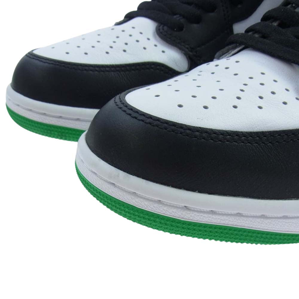 NIKE ナイキ DZ5485-031 Air Jordan 1 Retro High OG Celtics Black and Lucky Green エアジョーダン1 レトロ ハイ OG セルティックス スニーカー ホワイト系 グリーン系 ブラック系 29cm【中古】