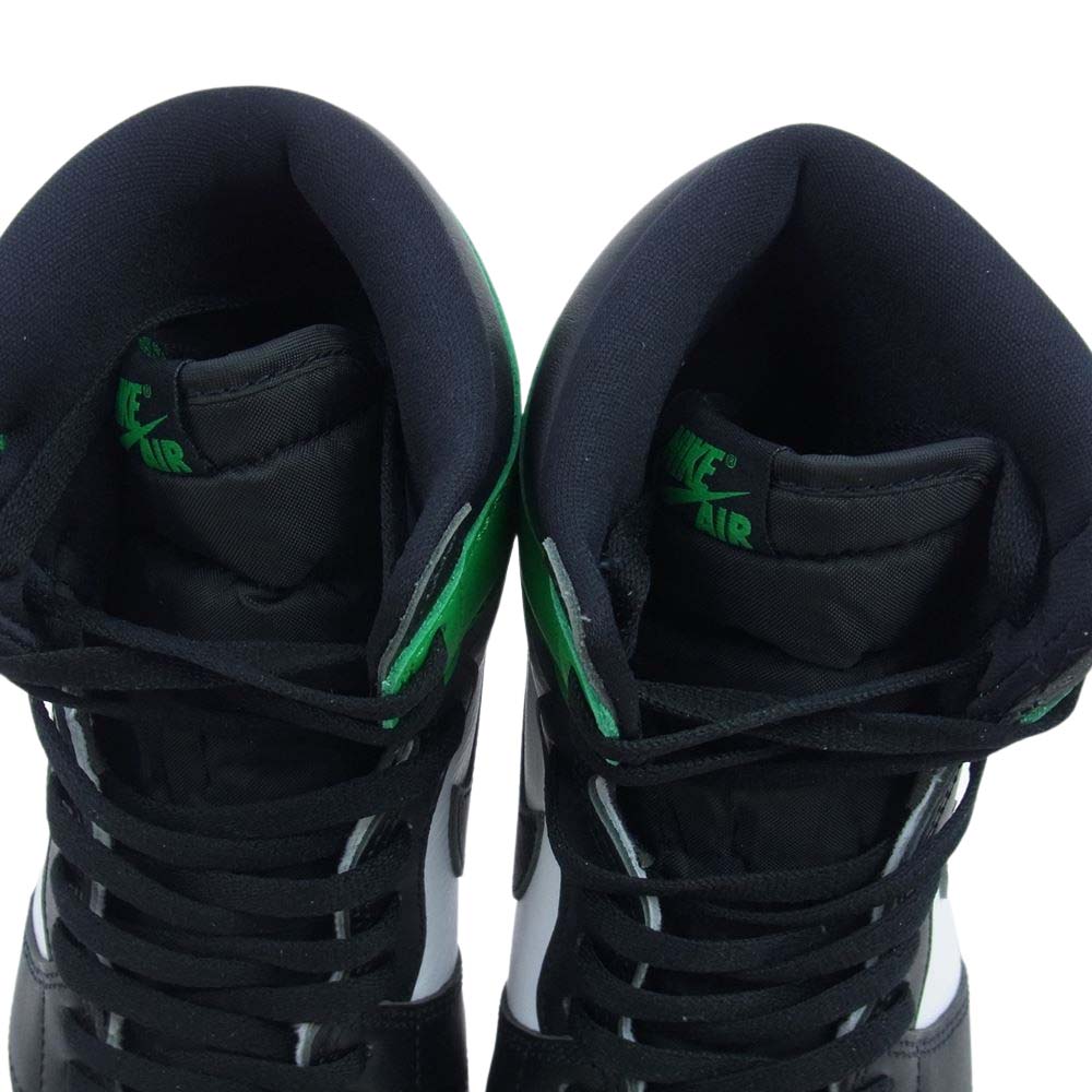 NIKE ナイキ DZ5485-031 Air Jordan 1 Retro High OG Celtics Black and Lucky Green エアジョーダン1 レトロ ハイ OG セルティックス スニーカー ホワイト系 グリーン系 ブラック系 29cm【中古】