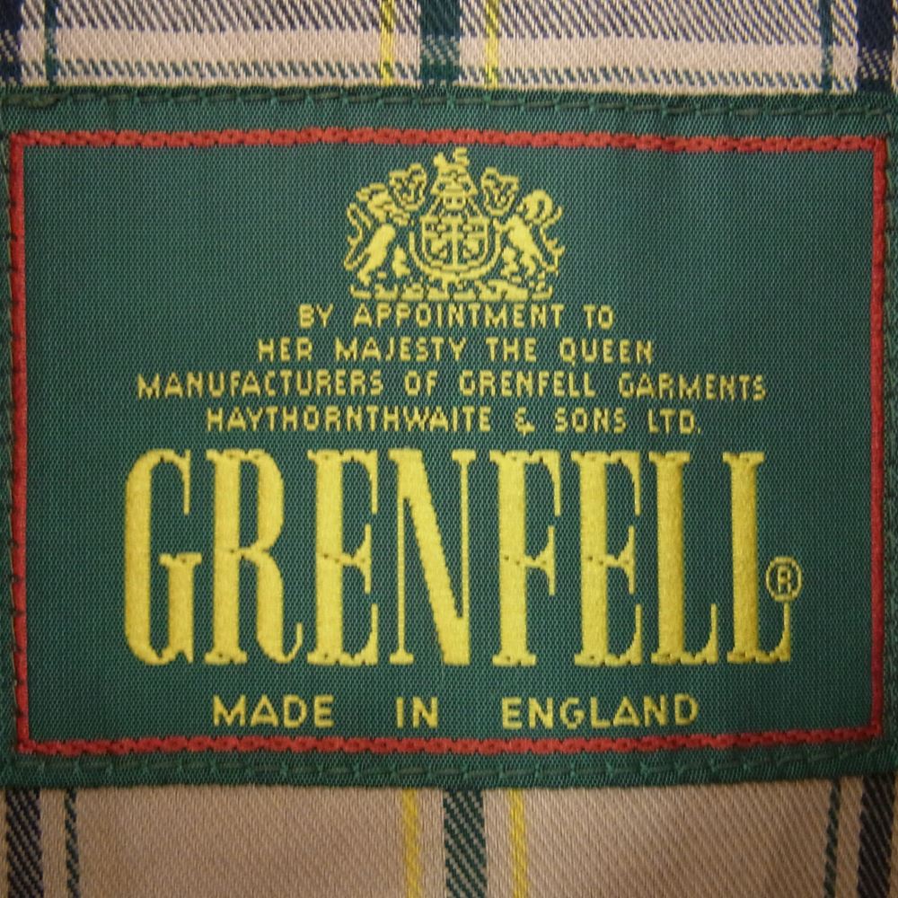 グレンフェル 1225-343-6490 英国製 国内正規品 トレンチコート カーキ系 38【中古】