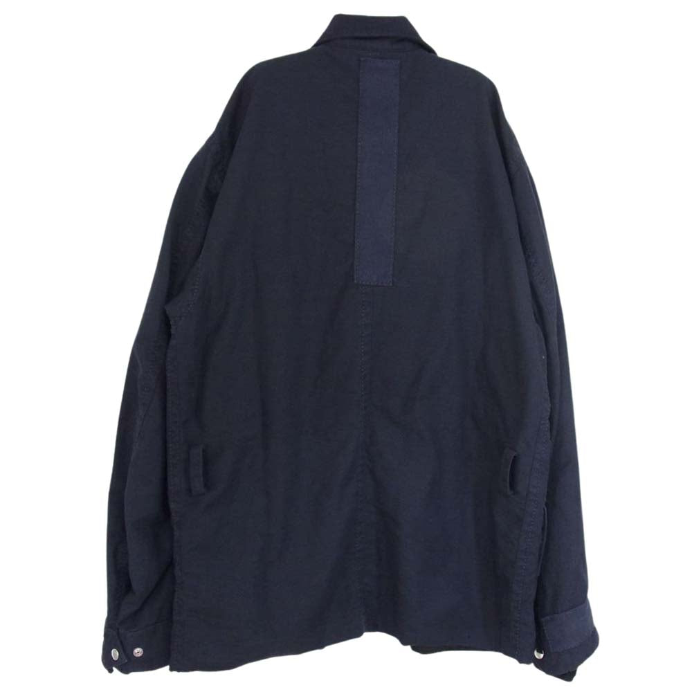 Sacai サカイ 18SS 18-01626M クラシック フィールド ジャケット リネン混 ネイビー系 2【中古】