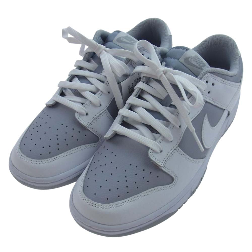 NIKE ナイキ DJ6188-003 Dunk Low Grey and White ダンク ロー グレー アンド ホワイト スニーカー ホワイト系 グレー系 27.5cm【新古品】【未使用】【中古】