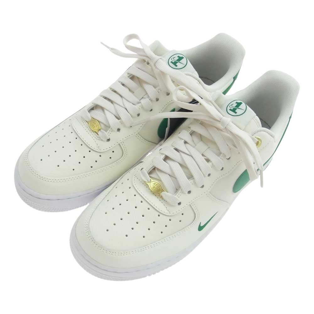 NIKE ナイキ DQ7582-101  WMNS Air Force 1 Low 40th Anniversary Sail/Malachite-White-Metallic Gold AF1 ウィメンズ エアフォース1 ロー スニーカー ホワイト系 グリーン系 28cm 11【新古品】【未使用】【中古】