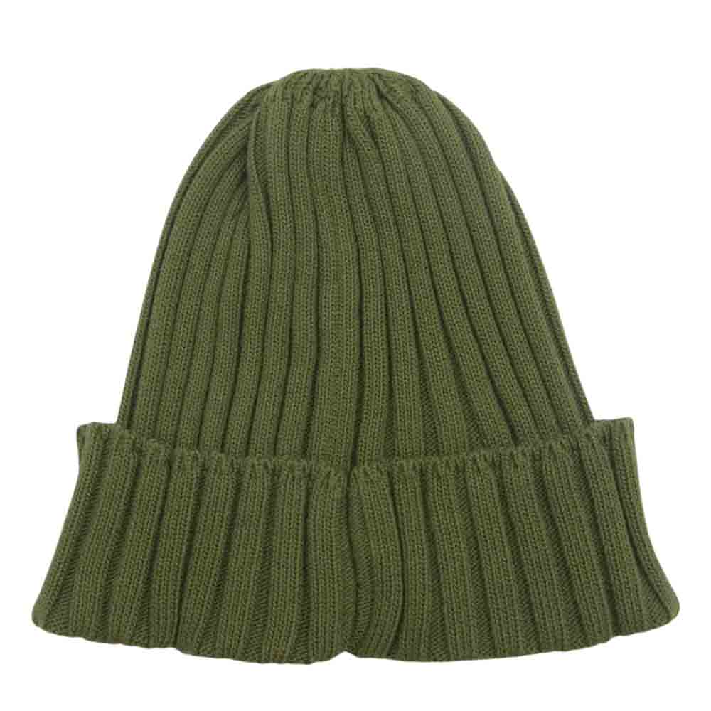 WTAPS ダブルタップス 16SS 161MADT-HT01 BIENIE 01 COPO COOLMAX ビーニー コポ クールマックス ニット キャップ 帽子 カーキ系 F【中古】