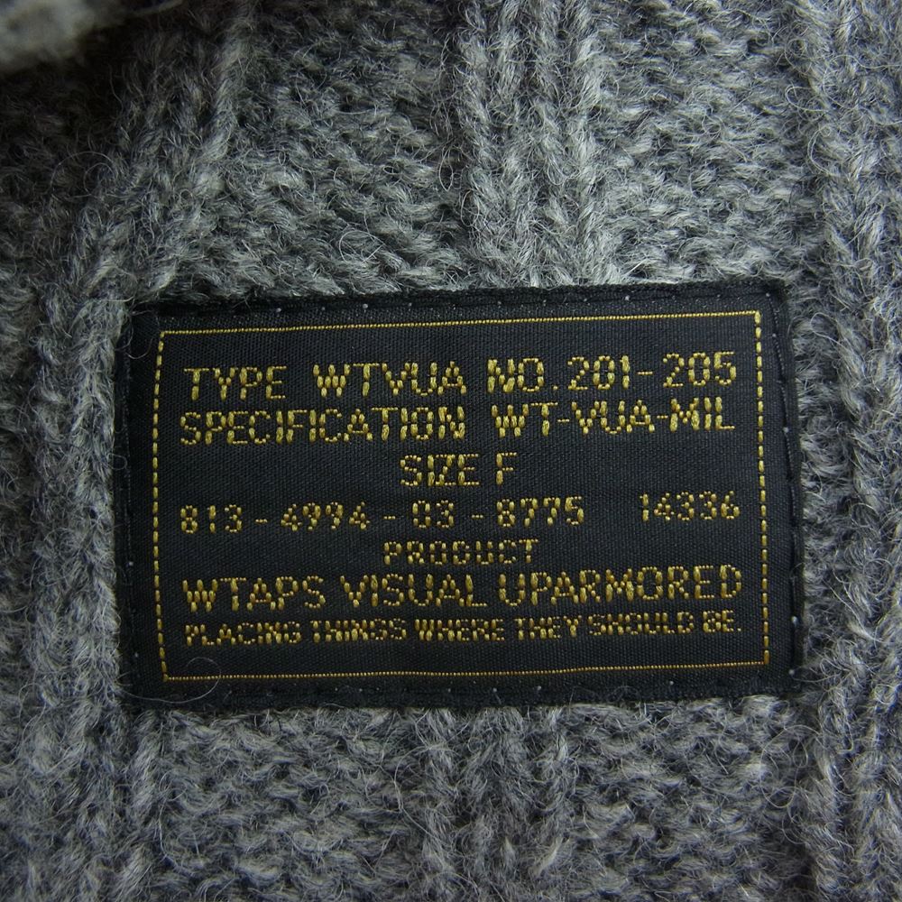 WTAPS ダブルタップス 13AW 132MADT-HT01 BEANIE 01 WOOL J C RENNIE ビーニー ウール レニー ニット キャップ 帽子 グレー系【中古】