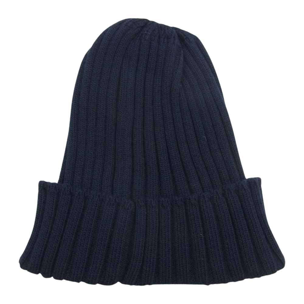WTAPS ダブルタップス 15SS 151MADT-HT02 BIENIE 02 COPO COOLMAX ビーニー コポ クールマックス ニット キャップ 帽子 ネイビー系 F【中古】
