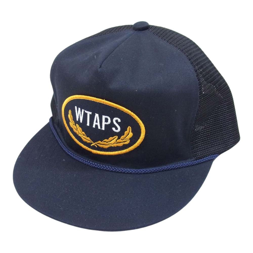 WTAPS ダブルタップス 17SS 171MYDT-HT03 MILITIA 03 CAP.COTTON.CHINO ミリティア キャップ コットン チノ メッシュ 帽子 ネイビー系【中古】