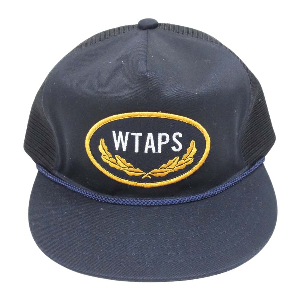 WTAPS ダブルタップス 17SS 171MYDT-HT03 MILITIA 03 CAP.COTTON.CHINO ミリティア キャップ コットン チノ メッシュ 帽子 ネイビー系【中古】