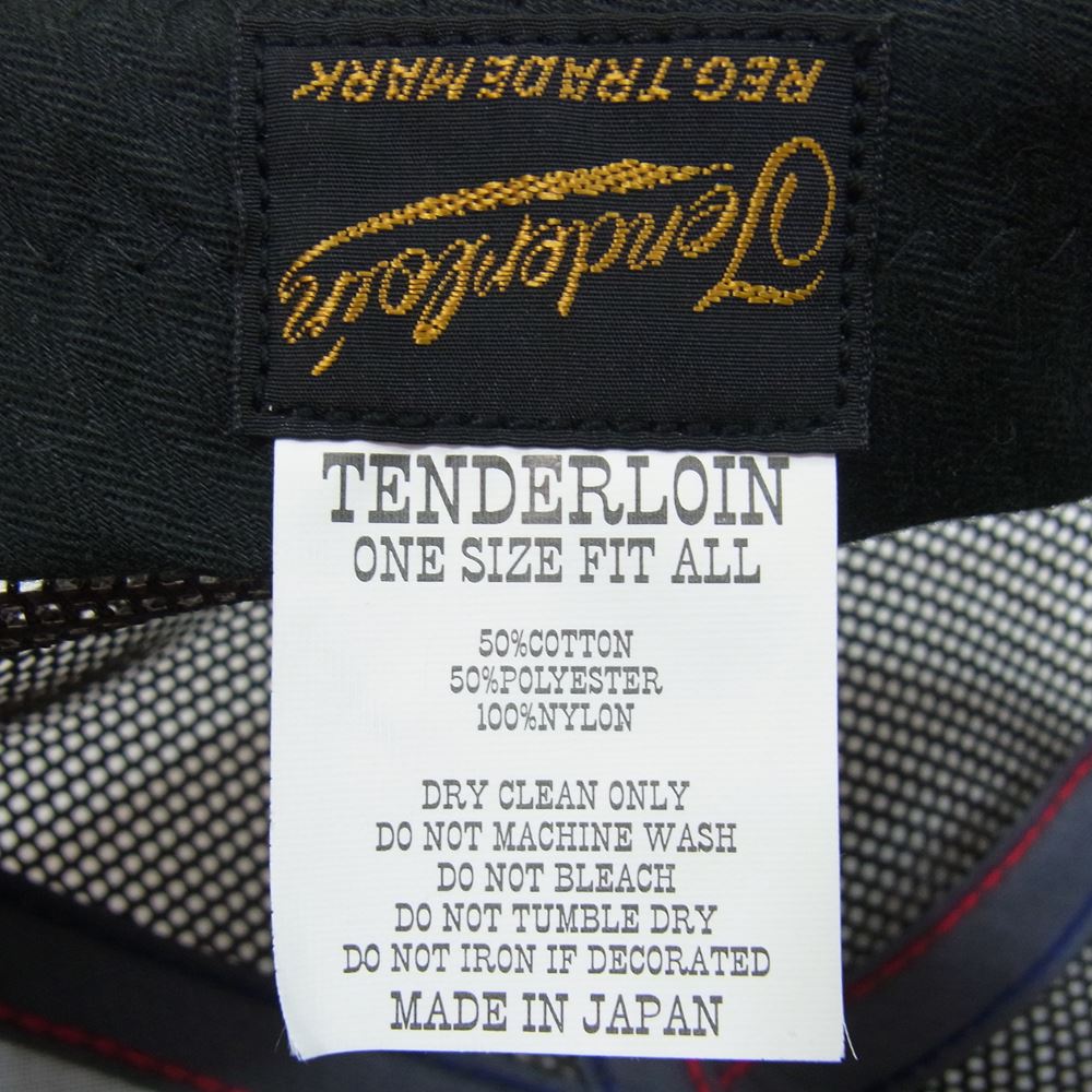 TENDERLOIN テンダーロイン T-TRUCKER CAP トラッカー キャップ メッシュ 帽子 チャコール系 ONE　SIZE【中古】