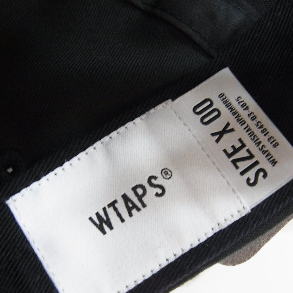 WTAPS ダブルタップス 191HCDT-HT02 T-5 02 バックサテン キャップ ロゴ 帽子 ブラック系 00【中古】