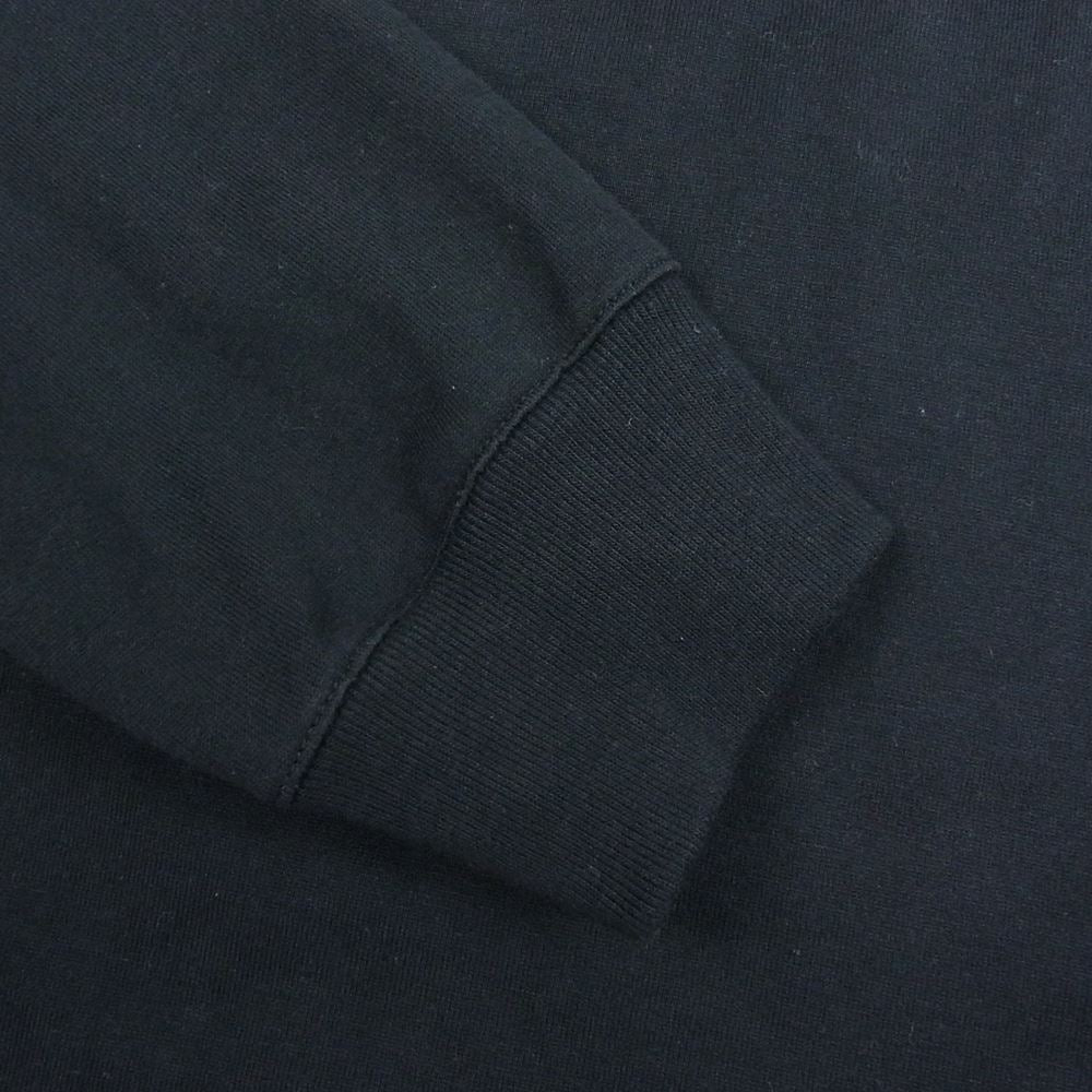 WTAPS ダブルタップス 21SS 211ATDT-CSM17 INSECT02 / LS / COPO ロゴ プリント ポケット 長袖 Tシャツ ロングスリーブ ロンT ブラック系 03【中古】