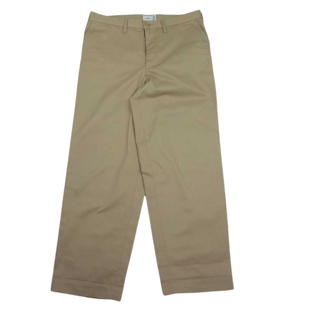 WTAPS ダブルタップス 22SS 221BRDT-PTM05 CREASE/TROUSERS/COPO.TWILL クリース トラウザーズ チノ パンツ ベージュ系 04【中古】