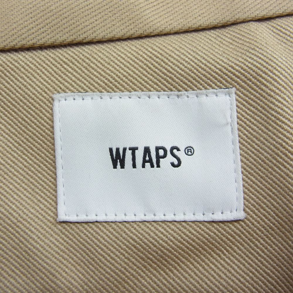 WTAPS ダブルタップス 22SS 221BRDT-PTM05 CREASE/TROUSERS/COPO.TWILL クリース トラウザーズ チノ パンツ ベージュ系 04【中古】