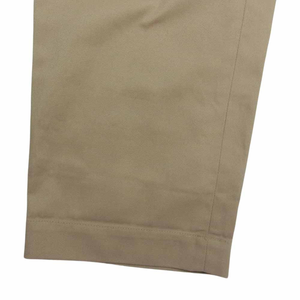 WTAPS ダブルタップス 22SS 221BRDT-PTM05 CREASE/TROUSERS/COPO.TWILL クリース トラウザーズ チノ パンツ ベージュ系 04【中古】