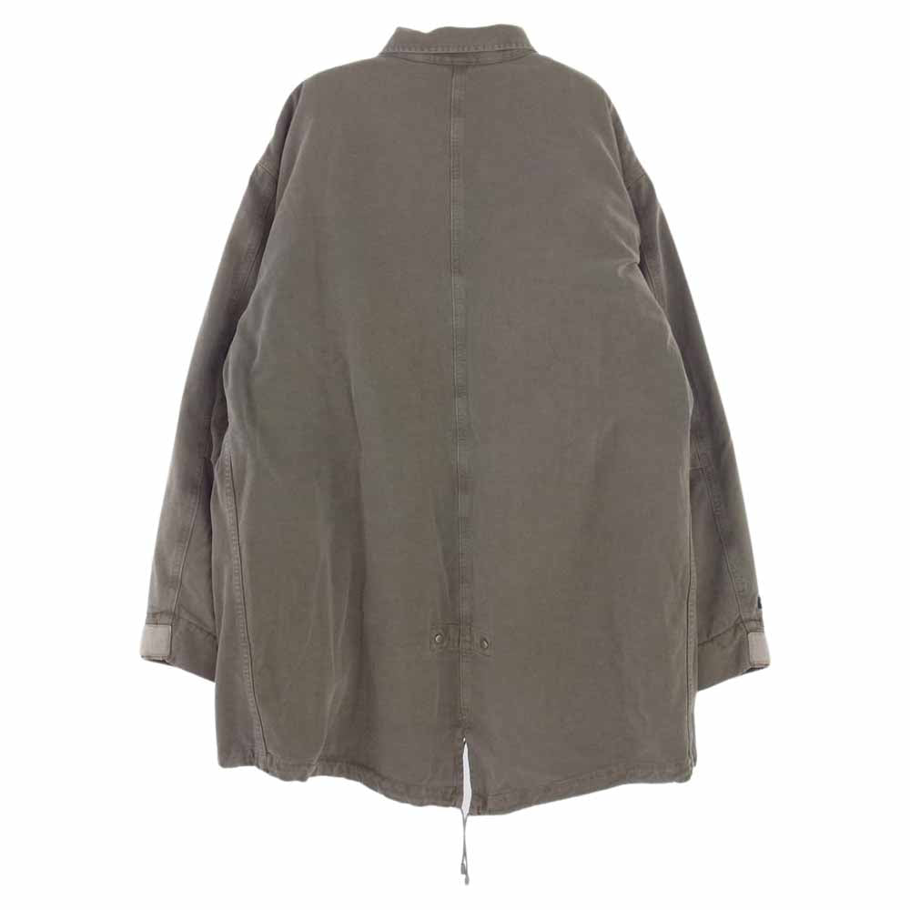 DESCENDANT ディセンダント 18AW 182WVDS-JKM03 CRICKET TWILL JACKET クリケット ツイル ジャケット 裏地キルティング ライトブラウン系 カーキ系 ２【中古】